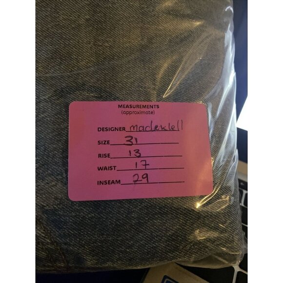 Madewell Womens The Perfect Vintage‎ Jean Bainton Wash Size 31 - Picture 7 of 8